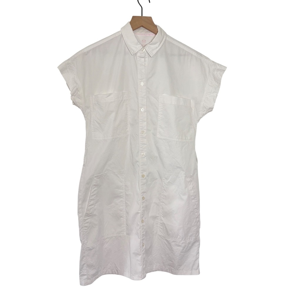 Renwick RNWK White Cotton Caddie‎ Dress Short Size Medium